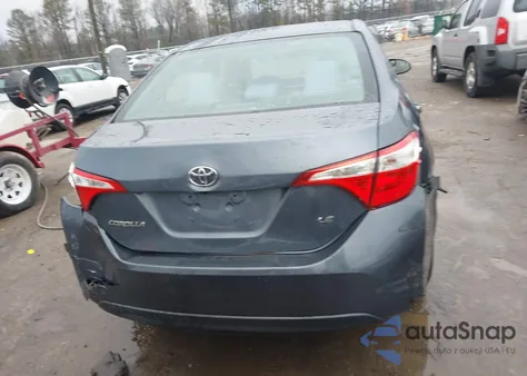 2016 Toyota Corolla Le z USA, uszkodzony, nr VIN 2T1BURHE0GC513668